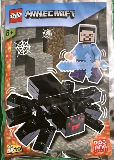 LEGO Minecraft 662207 Steve with Spider set