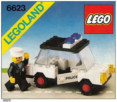 LEGO Town 6623 Police Car set