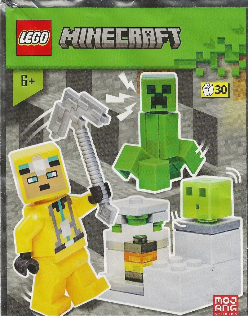 LEGO Minecraft 662302 Cave Explorer, Creeper and Slime set