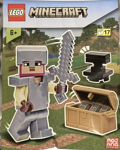 LEGO Minecraft 662309 Knight with Chest and Anvil set