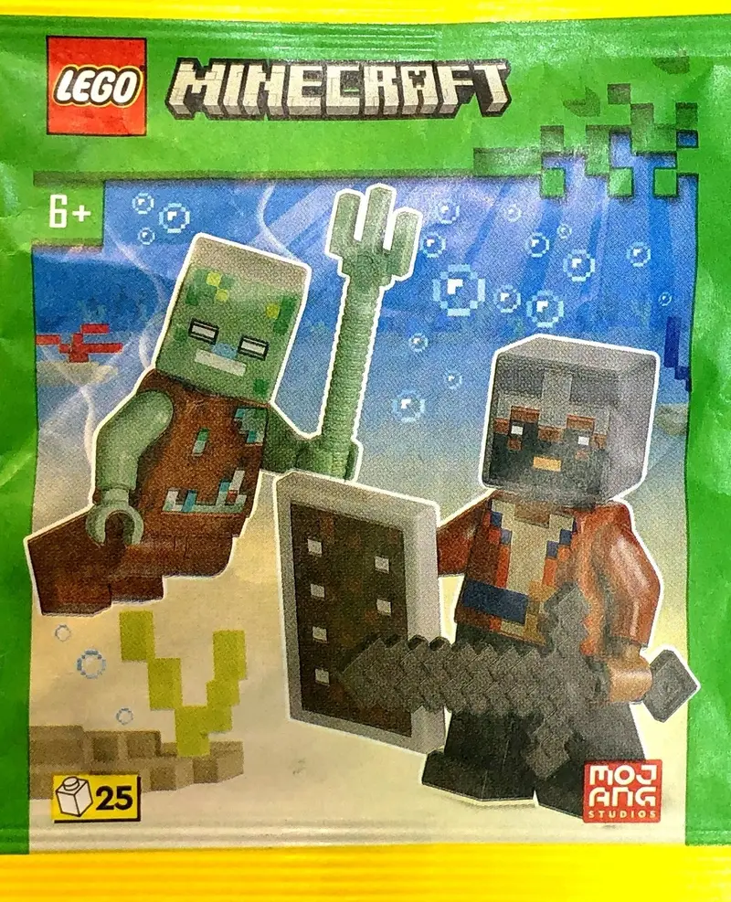 LEGO Minecraft 662405 Drowned and Hero set