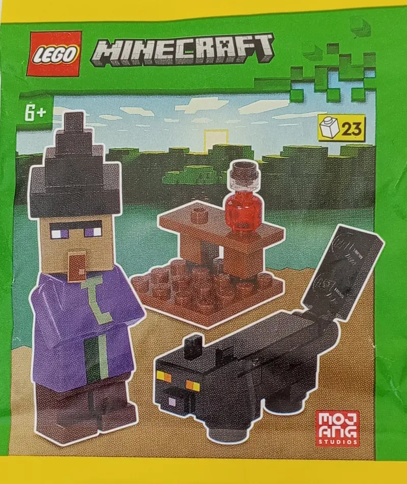 LEGO Minecraft 662408 Witch with Black Cat and Potion set