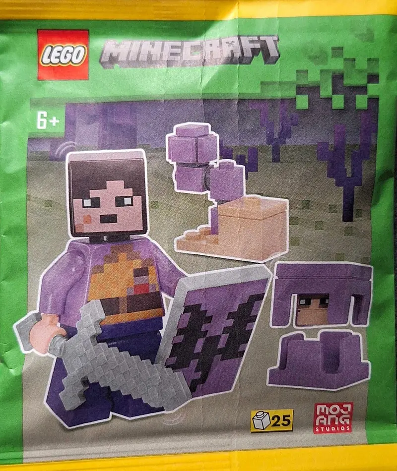LEGO Minecraft 662413 End Warrior with Shulker and Chorus Plant set