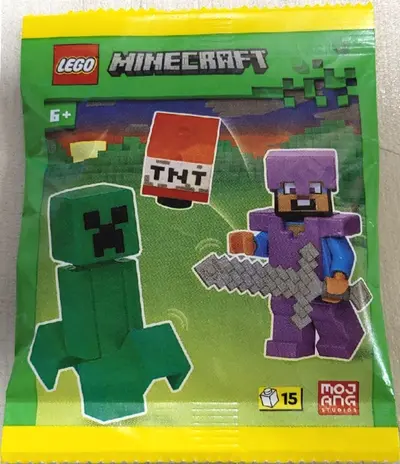 LEGO Minecraft 662502 Steve with Creeper and TNT set