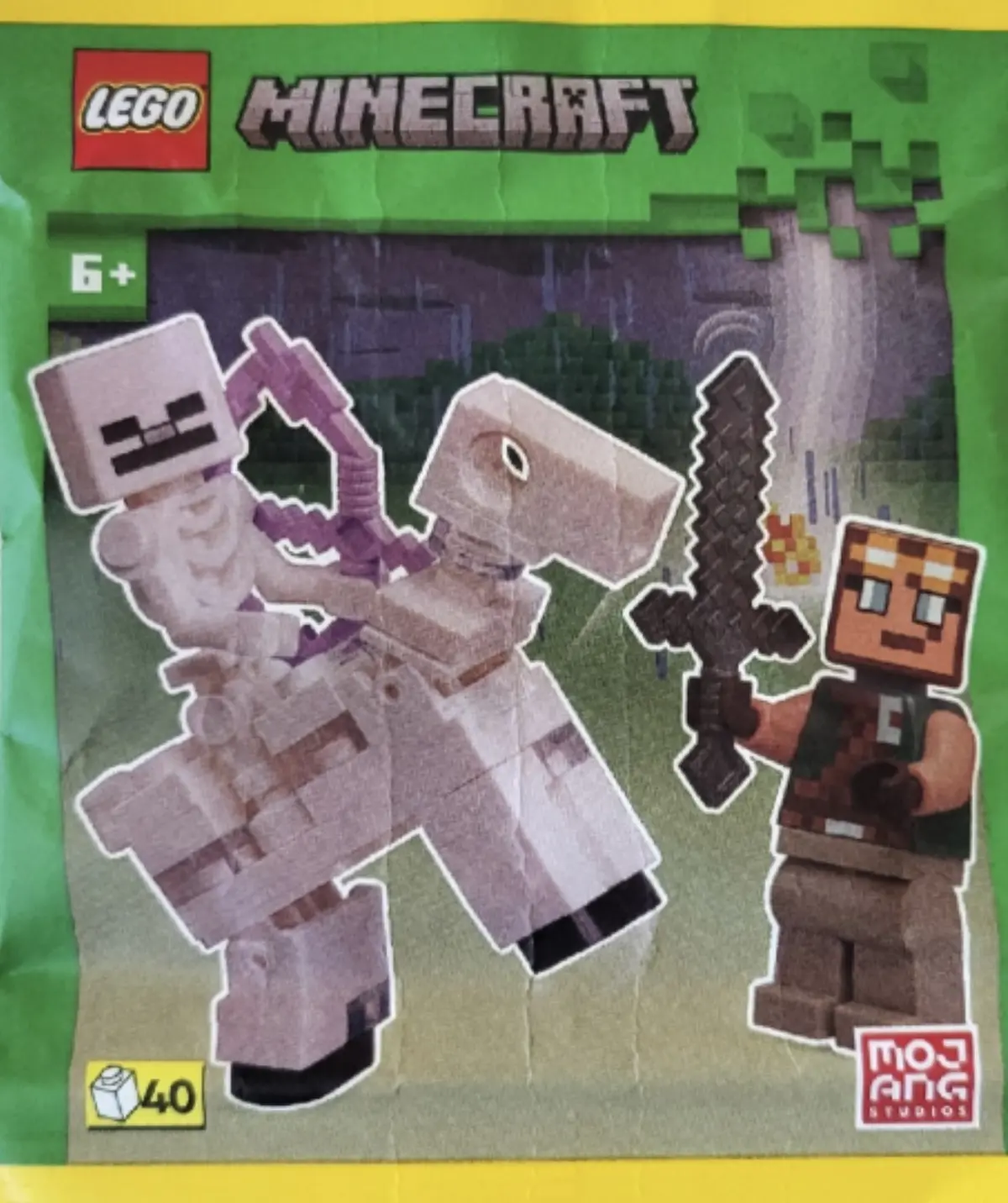 LEGO Minecraft 662509 Hero with Skeleton Horseman set