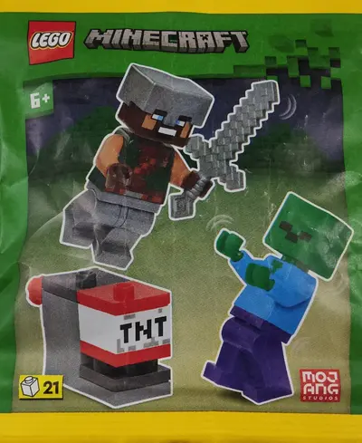 LEGO Minecraft 662510 Hero with Zombie and TNT Launcher set