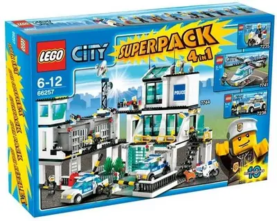 LEGO City 66257 City Police Super Pack 4-in-1 set