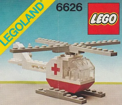 LEGO Town 6626 Rescue Helicopter set