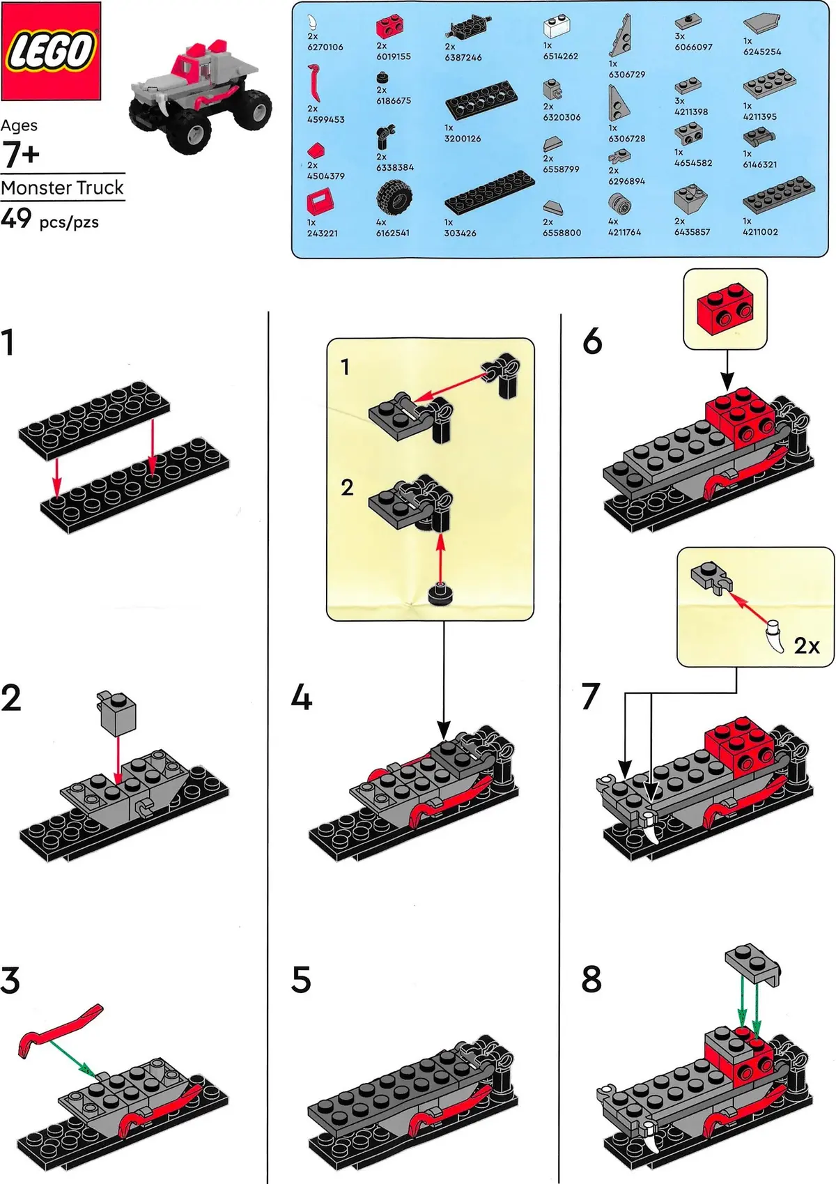 LEGO Promotional 6626055 Monster Truck set, image 3