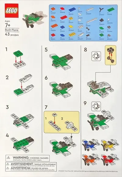 LEGO Promotional 6626057 Bush Plane set, image 2