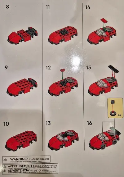 LEGO Promotional 6626060 Sports Car set, image 3