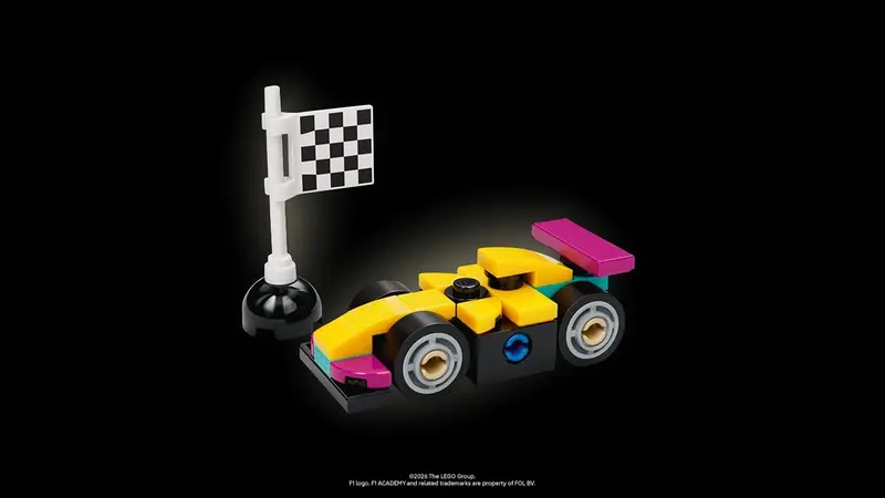 LEGO Promotional 6626065 F1 ACADEMY LEGO Race Car set