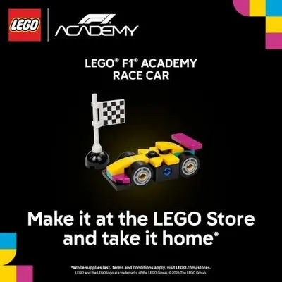 LEGO Promotional 6626065 F1 ACADEMY LEGO Race Car set, image 4