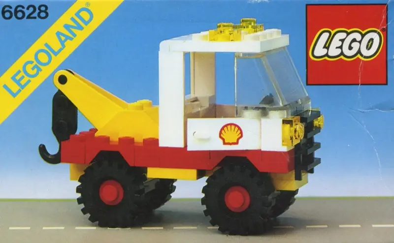 LEGO Town 6628 Shell Tow Truck set