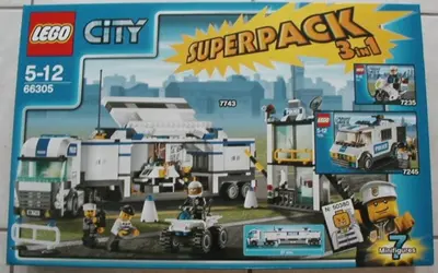 LEGO City 66305 City Police Super Pack 3 in 1 set