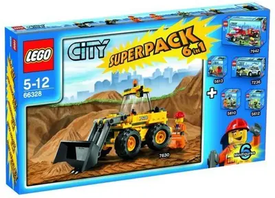 LEGO City 66328 City Super Pack 6 in 1 set, image 2