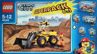 LEGO City 66328 City Super Pack 6 in 1 set