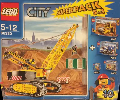 LEGO City 66330 City Super Pack 5 in 1 set