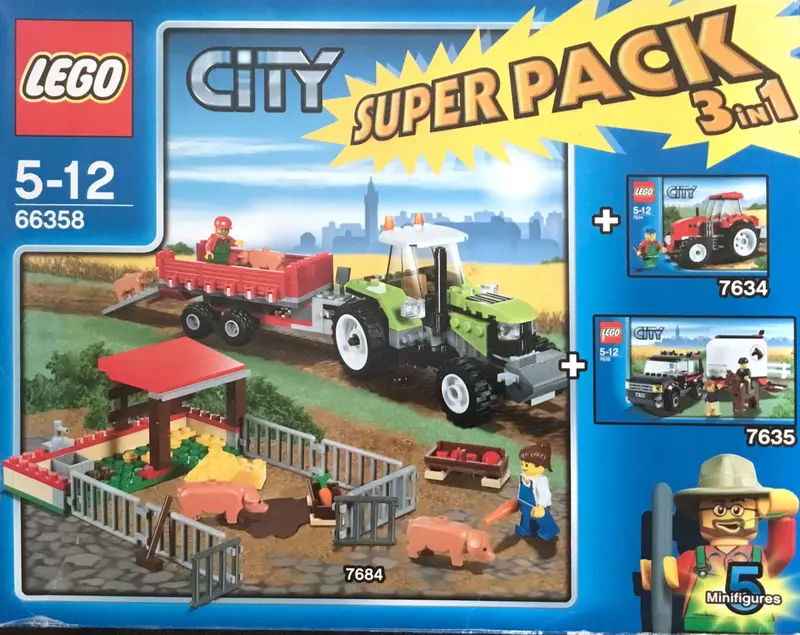 LEGO City 66358 City Super Pack 3 in 1 set