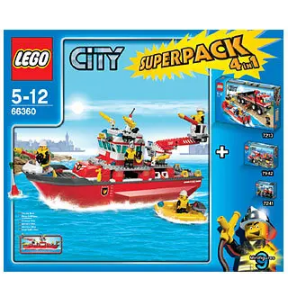 LEGO City 66360 City Super Pack 4 in 1 set