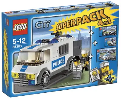 LEGO City 66363 City Super Pack 4 in 1 set