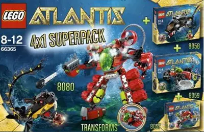 LEGO Atlantis 66365 Atlantis Super Pack 4 in 1 set