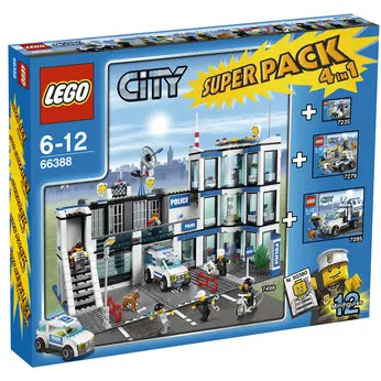 LEGO City 66388 City Super Pack 4 in 1 set