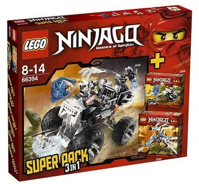 LEGO Ninjago 66394 3-in-1 Super Pack set