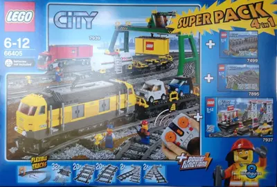 LEGO City 66405 City Trains Super Pack 4-in-1 set
