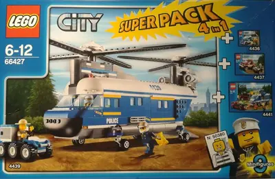 LEGO City 66427 City Police Super Pack 4-in-1 set