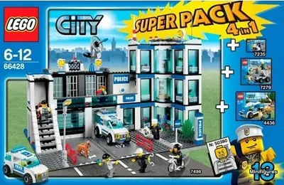 LEGO City 66428 City Police Super Pack 4-in-1 set