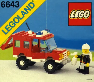 LEGO Town 6643 Fire Chief's Truck set