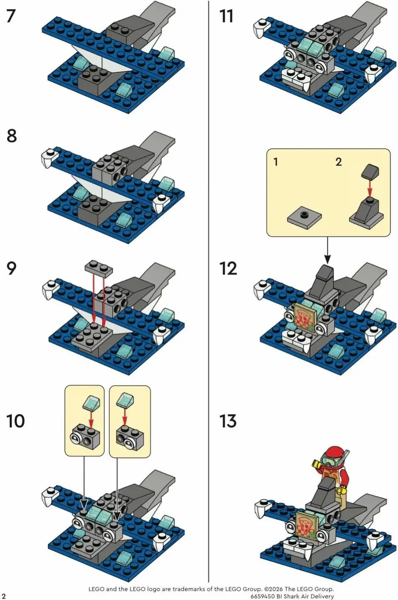 LEGO Promotional 6644846 Turbo Shark Delivery / Shark Air Delivery set, image 4