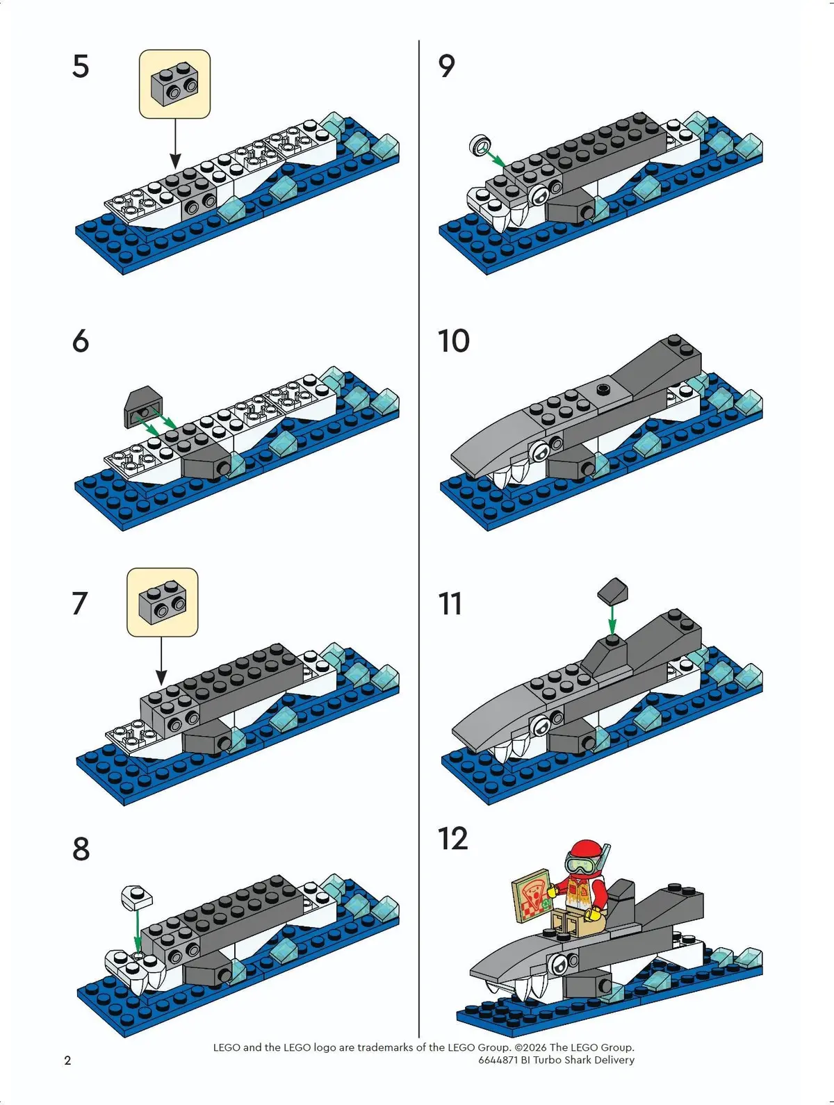 LEGO Promotional 6644846 Turbo Shark Delivery / Shark Air Delivery set, image 3