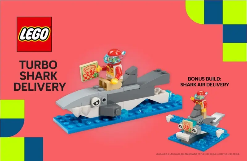 LEGO Promotional 6644846 Turbo Shark Delivery / Shark Air Delivery set, image 6