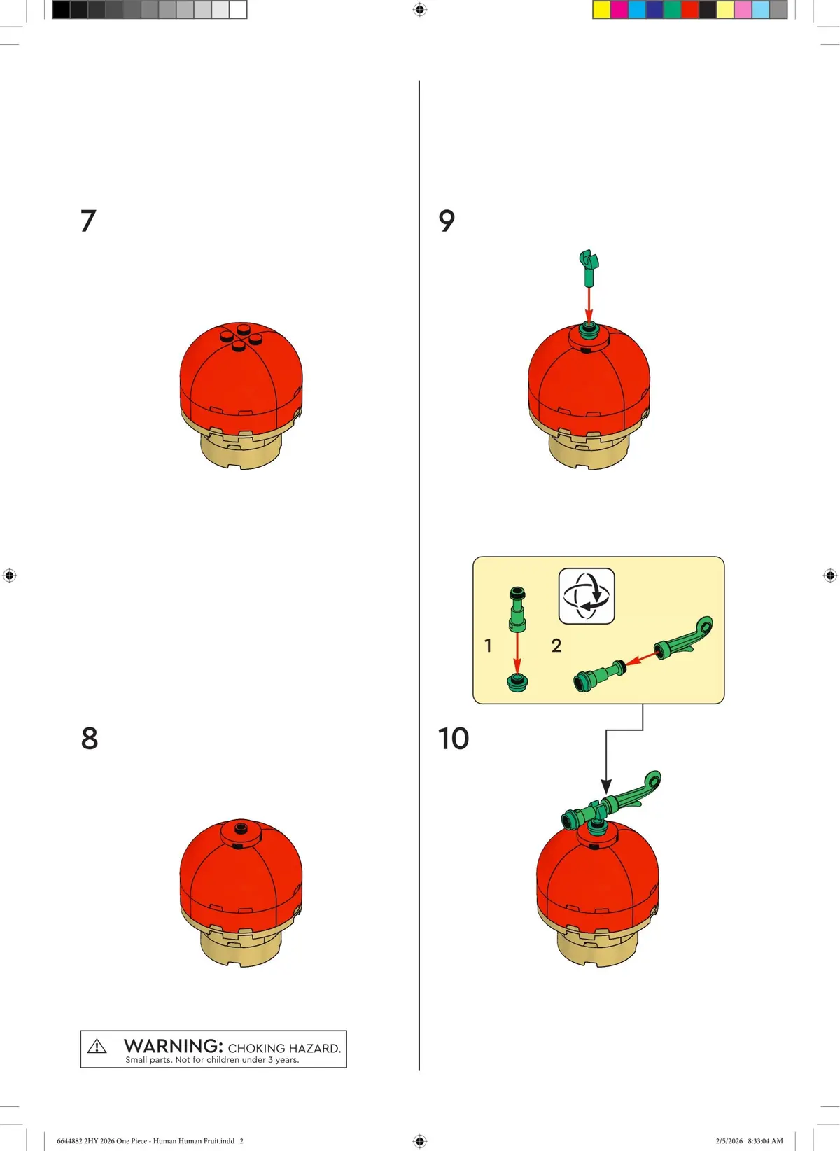 LEGO One Piece 6644882 Human Human Fruit set, image 3