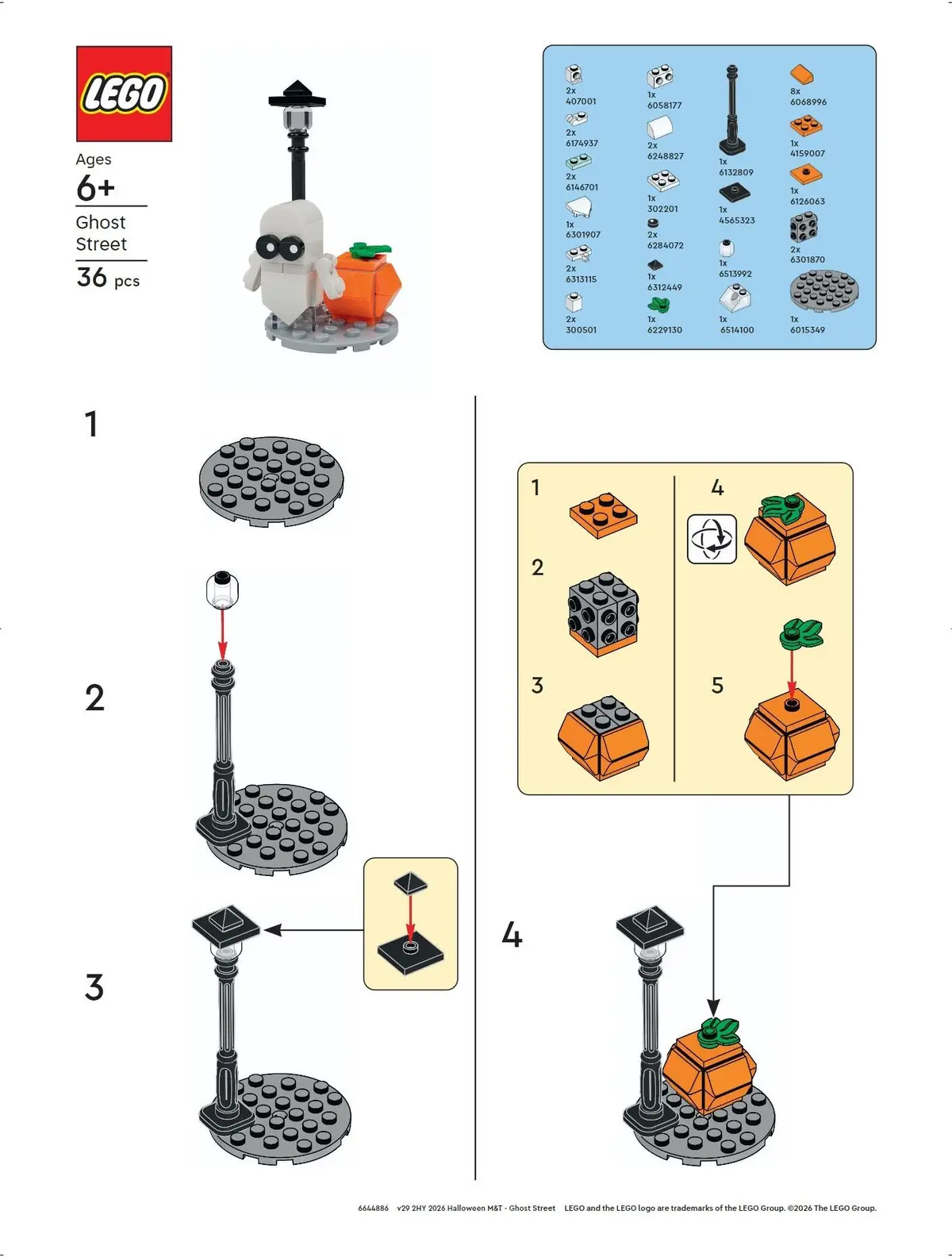 LEGO Promotional 6644886 Ghost Street set, image 2