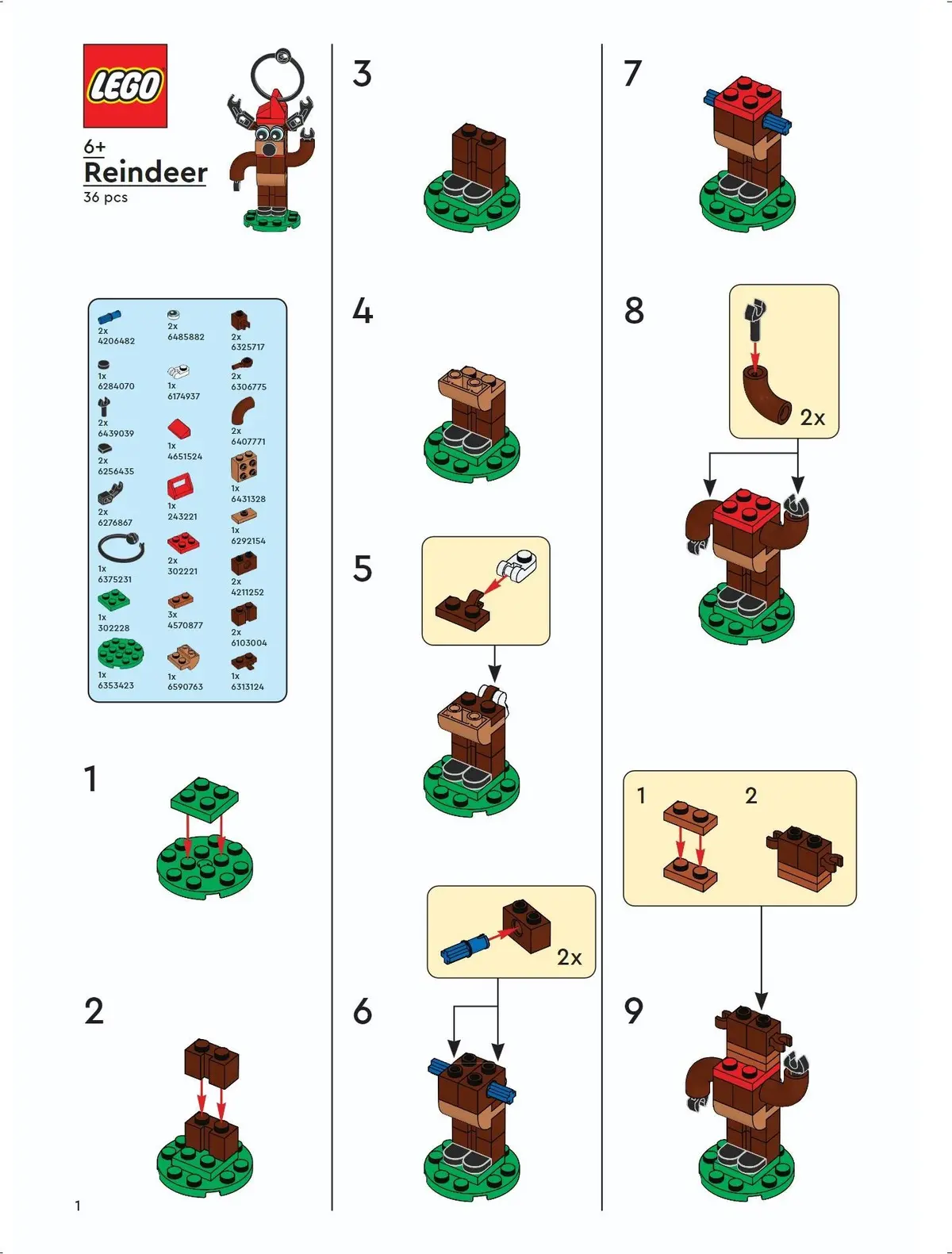 LEGO Promotional 6644894 Reindeer set, image 2
