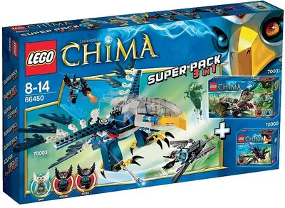 LEGO Legends of Chima 66450 Super Pack 3-in-1 set