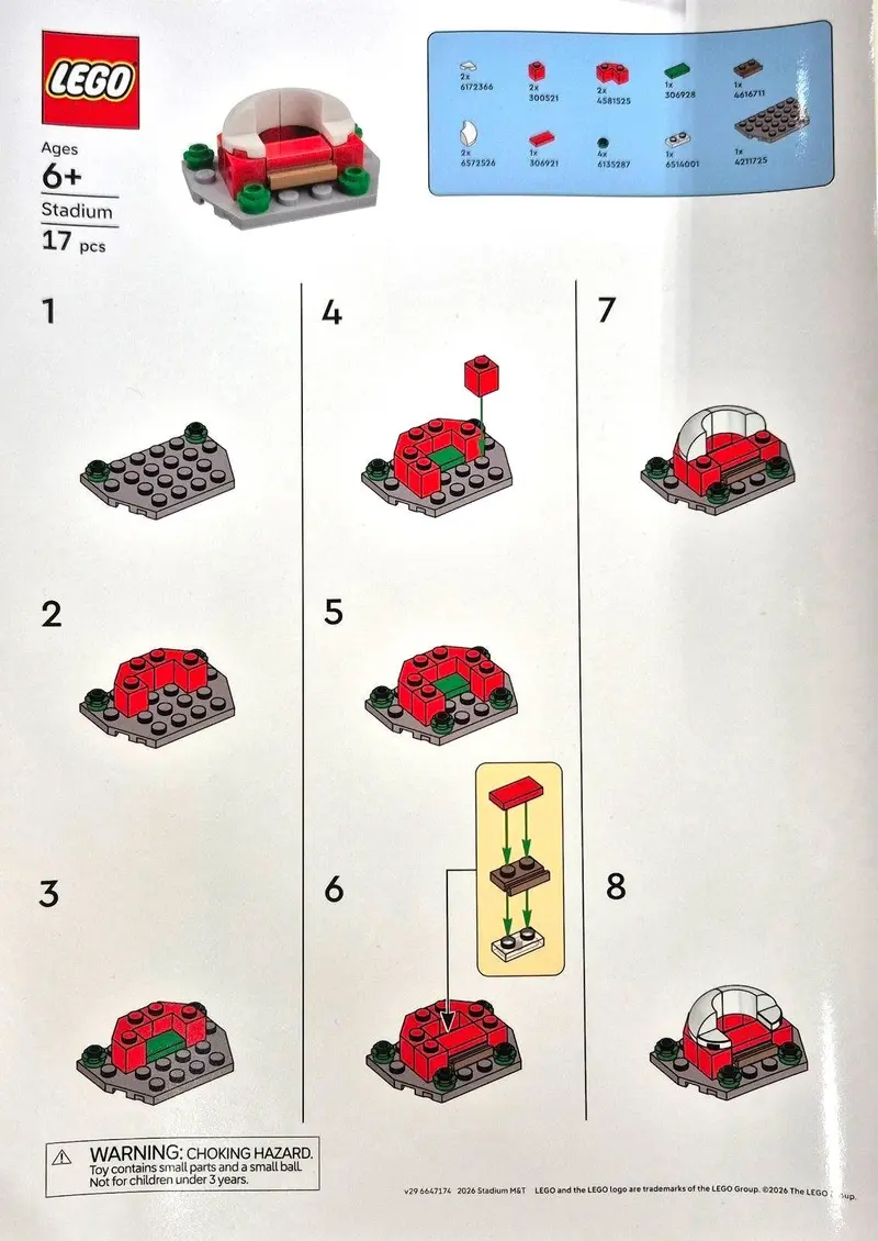 LEGO Promotional 6647174 Stadium set, image 2
