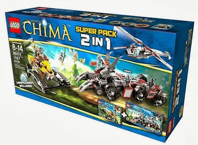 LEGO Legends of Chima 66474 Legends of Chima Super Pack 2 in 1 set