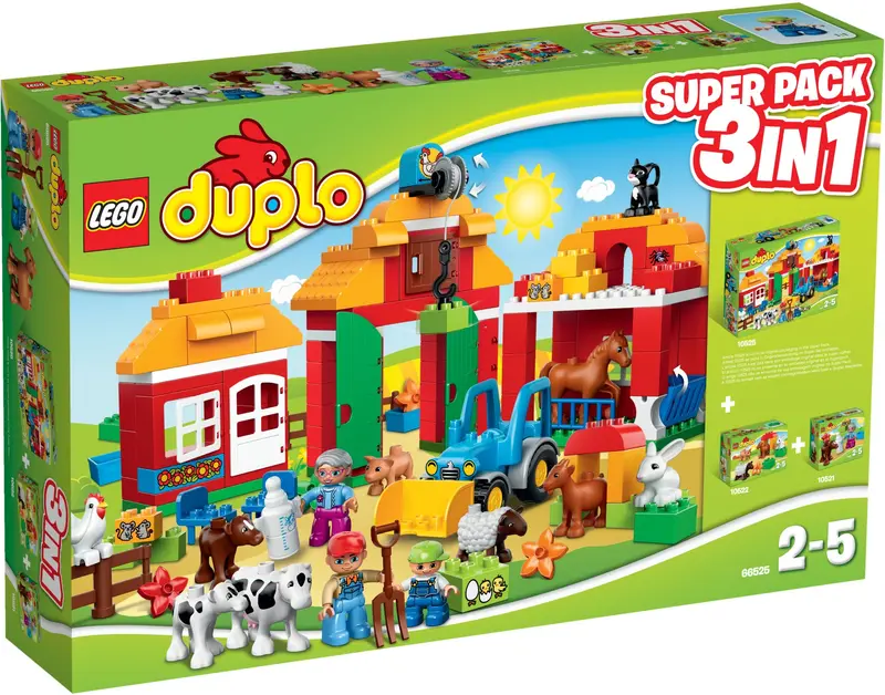 LEGO DUPLO 66525 Farm Super Pack 3-in-1 set