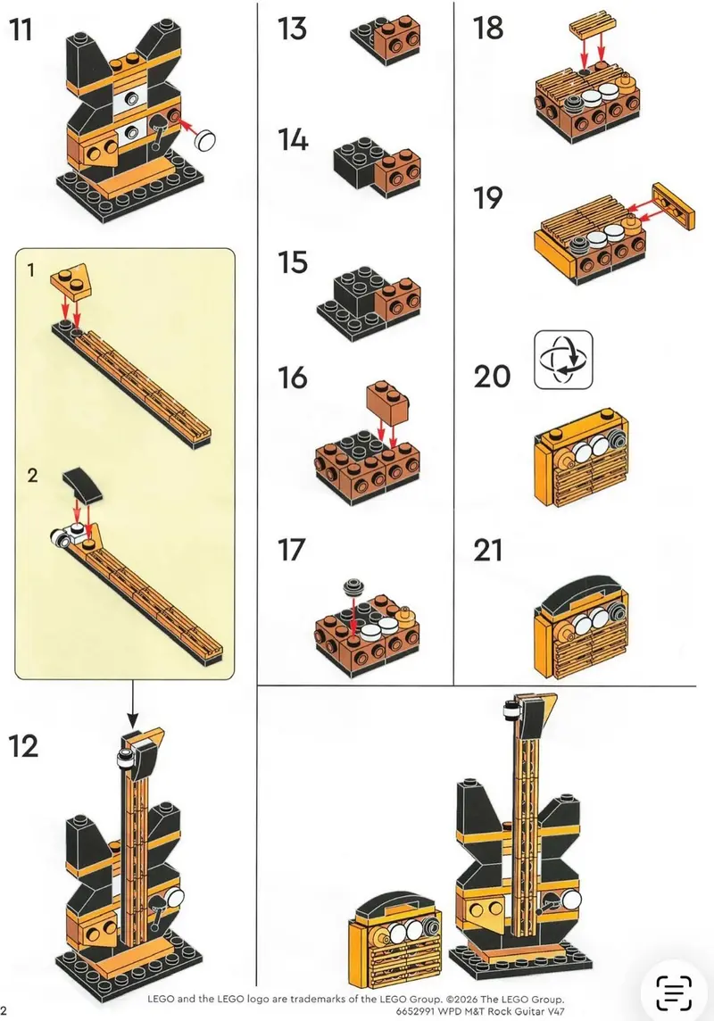 LEGO Promotional 6652991 Rock Guitar set, image 2