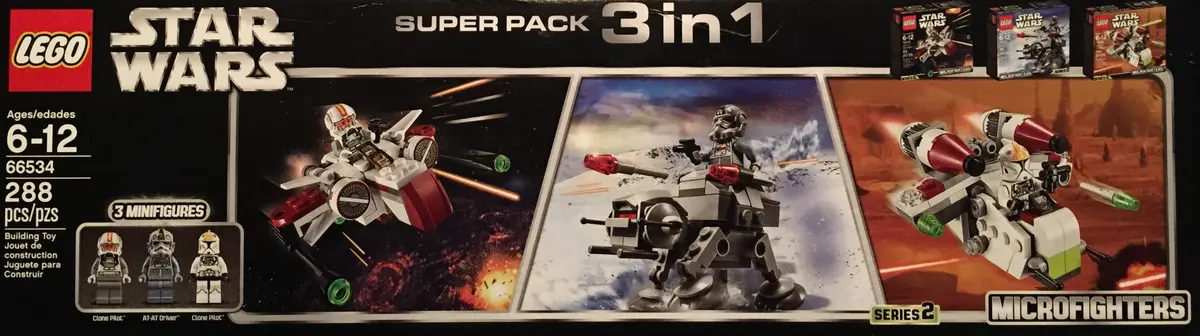 LEGO Star Wars 66534 Microfighter 3 in 1 Super Pack set
