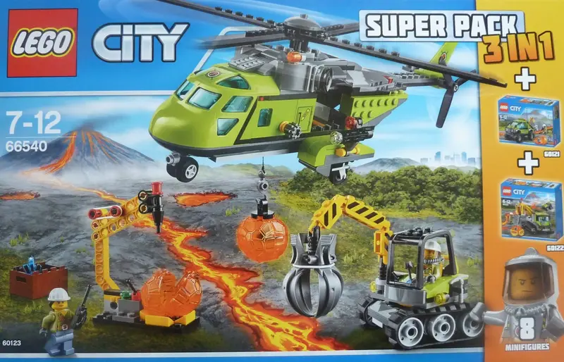 LEGO City 66540 City Volcano Value Pack set