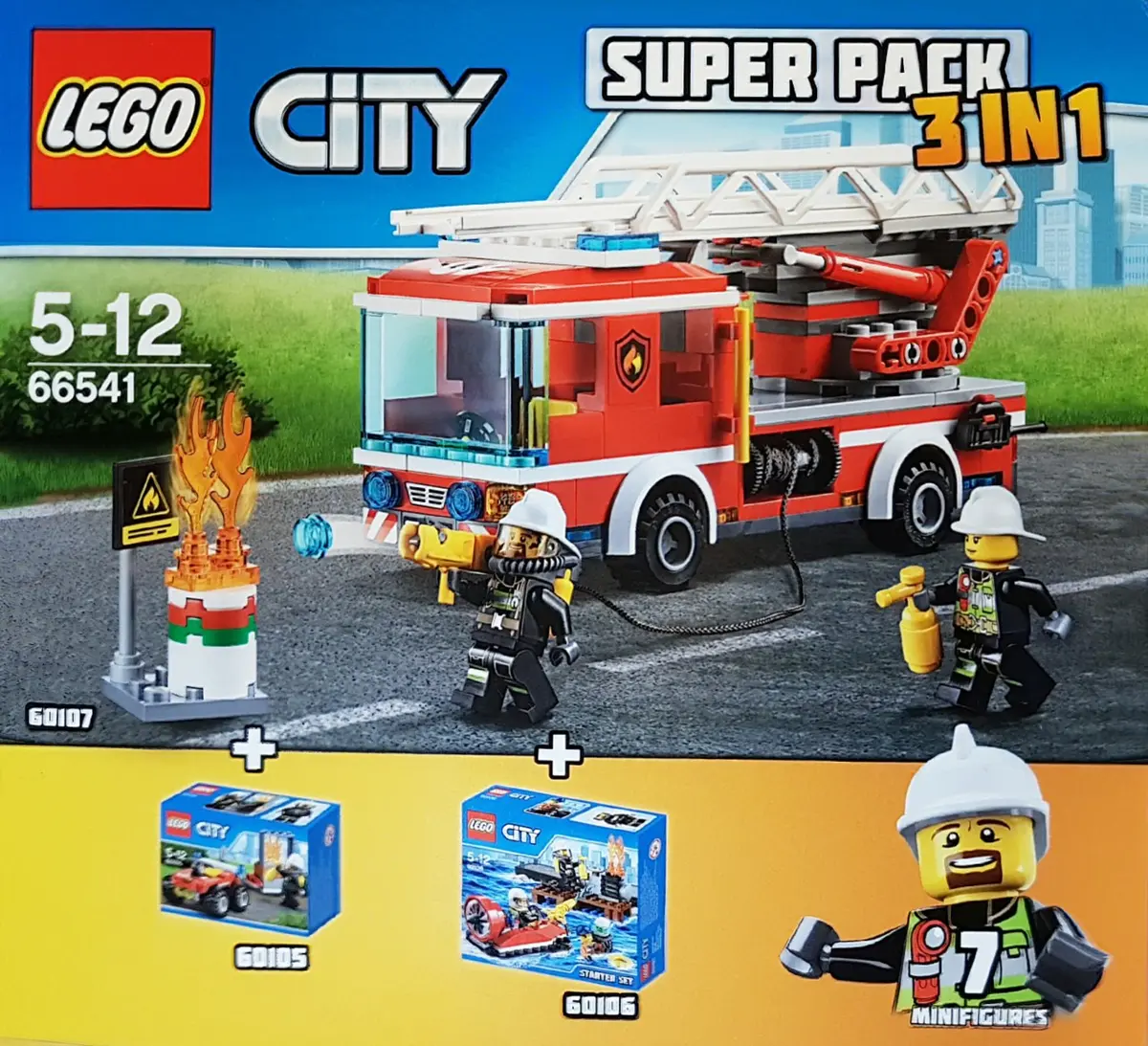 LEGO City 66541 City Fire Value Pack set