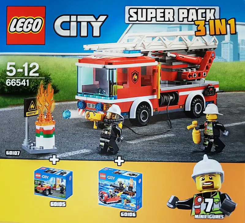 LEGO City 66541 City Fire Value Pack set
