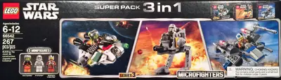 LEGO Star Wars 66542 Microfighters Super Pack 3 in 1 set