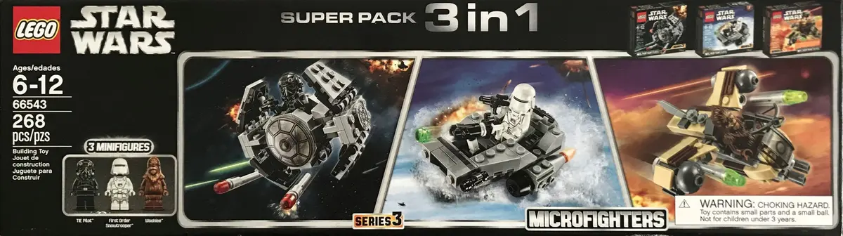 LEGO Star Wars 66543 Microfighters Super Pack 3 in 1 set