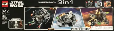 LEGO Star Wars 66543 Microfighters Super Pack 3 in 1 set
